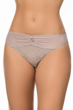 Трусы-слипы Diane с ажуром по центру (Размер: 44) (Цвет: синий)