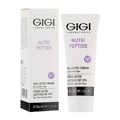 Крем пептидный увлажняющий с 10% молочной кислотой GiGi Nutri-Peptide Lactic cream 50мл