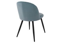 Стул на металлокаркасе Gabi 1 light blue / black
