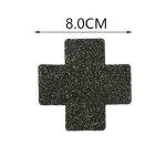 Пэстисы в форме креста блестящие черные