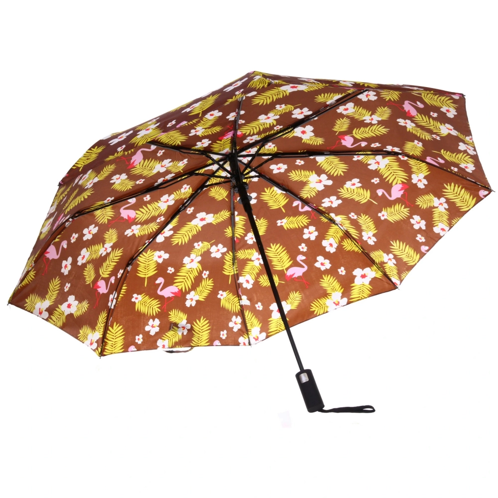 Зонт женский полуавтомат «Эдельвейс», микс 6 цветов, 8 спиц, d-100см, длина в слож. виде 30см