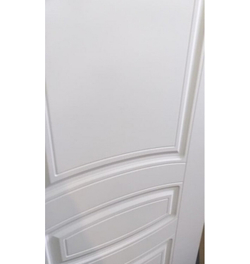 Входная дверь в квартиру Лекс Гранд Модерн Софт графит /  №68 Белая шагрень (белый матовый, без текстуры)