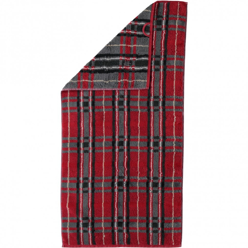 Полотенце 30x50 Cawo Noblesse 1062 Check красное