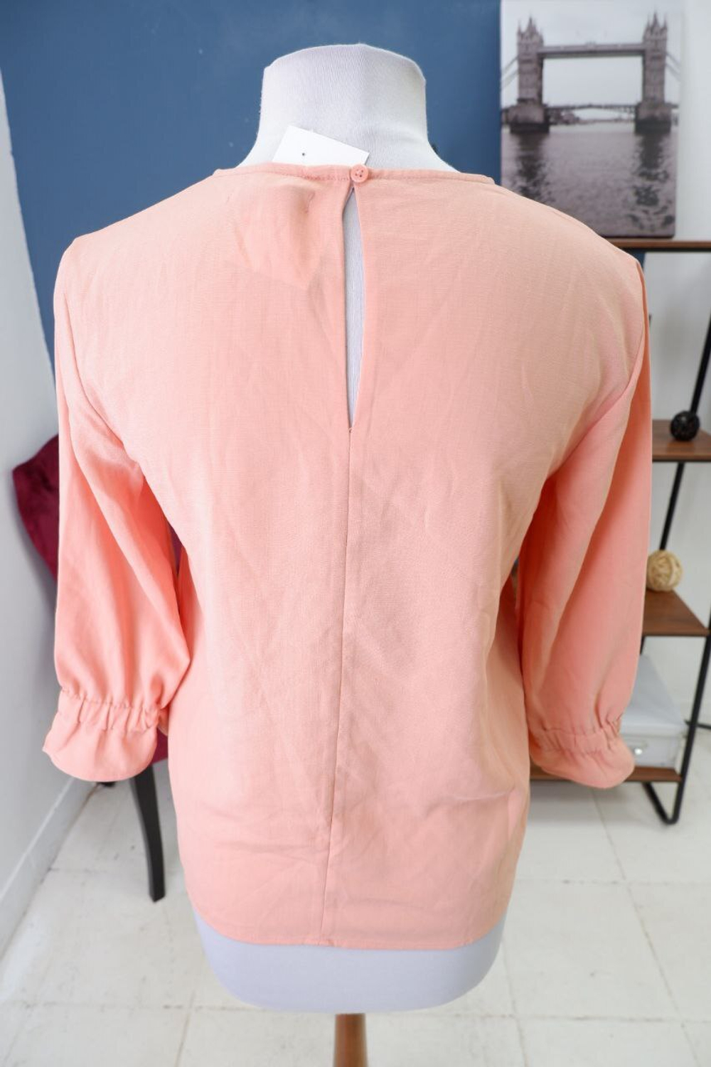 Блузка Pieces лаконичная 42 размер