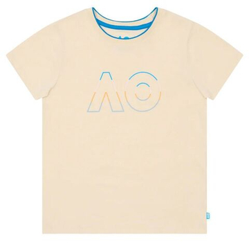 Женская теннисная футболка Australian Open Logo - Бежевый