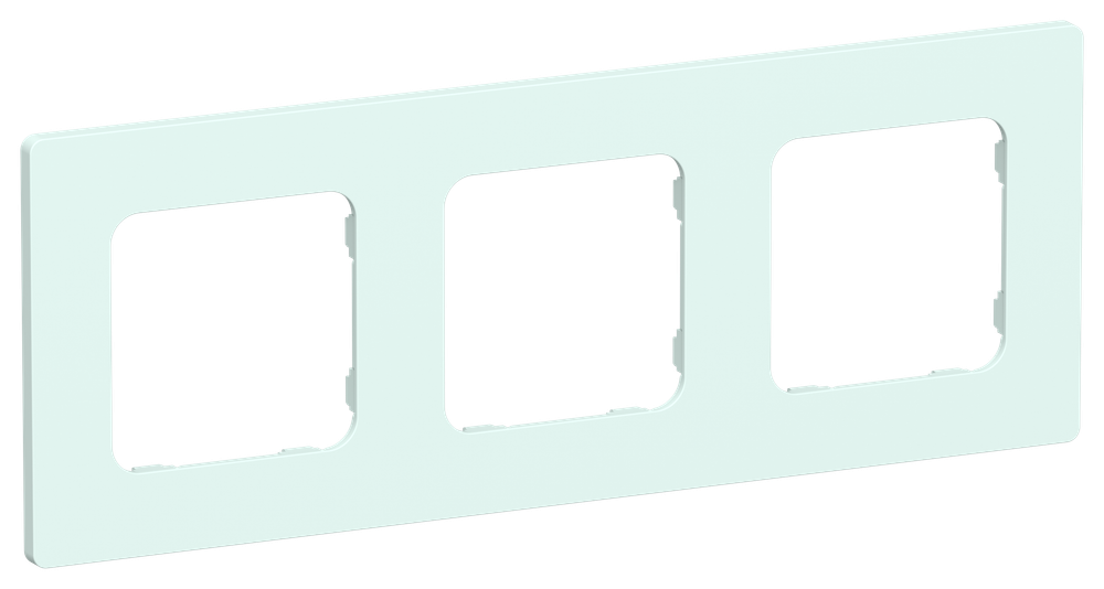 FLITE Рамка 3-местная РУ-3-К-ФлХЛ холодный лед IEK