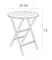 Helen Folding Table 60