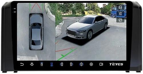 Магнитола для Toyota Roomy, Daihatsu Thor, Subaru Justy 2020-2024 - Teyes CC3-2K-360 на Android 10, Быстрая, 2K QLED, CarPlay, 4G SIM-слот, 4 камеры в комплекте