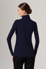 23162 Водолазка женская (темно-синий)