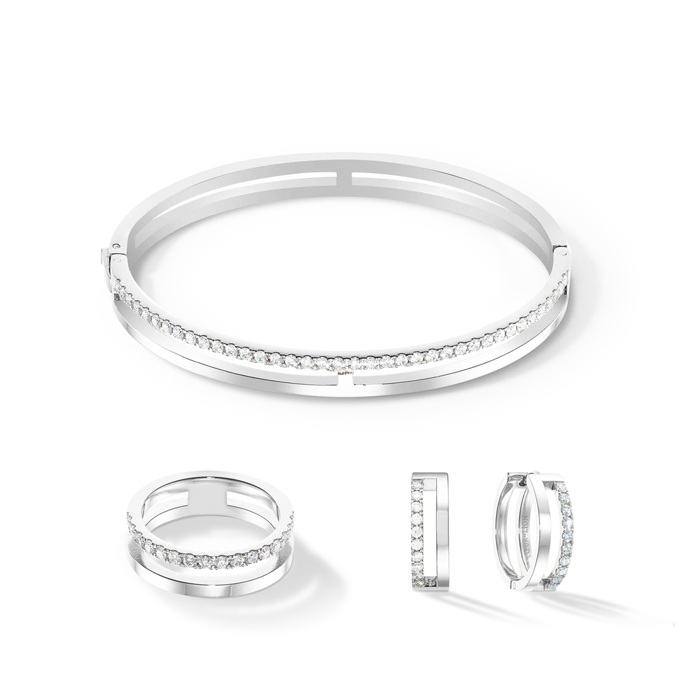Кольцо Coeur de Lion Crystal-Silver 0136/40-1817 60