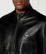 Кожаная куртка Just Cavalli - черный(77OAVP02CP009)