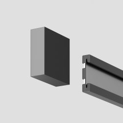 Заглушки для шинопровода, 2шт. Maytoni   TRA200EC-11B