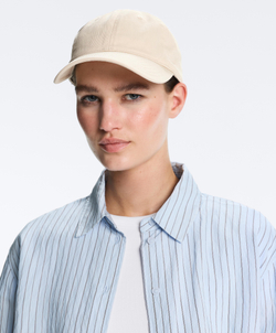 OYSHO Кепка из 100%-го хлопка с эффектом выгорания, светло-бежевый