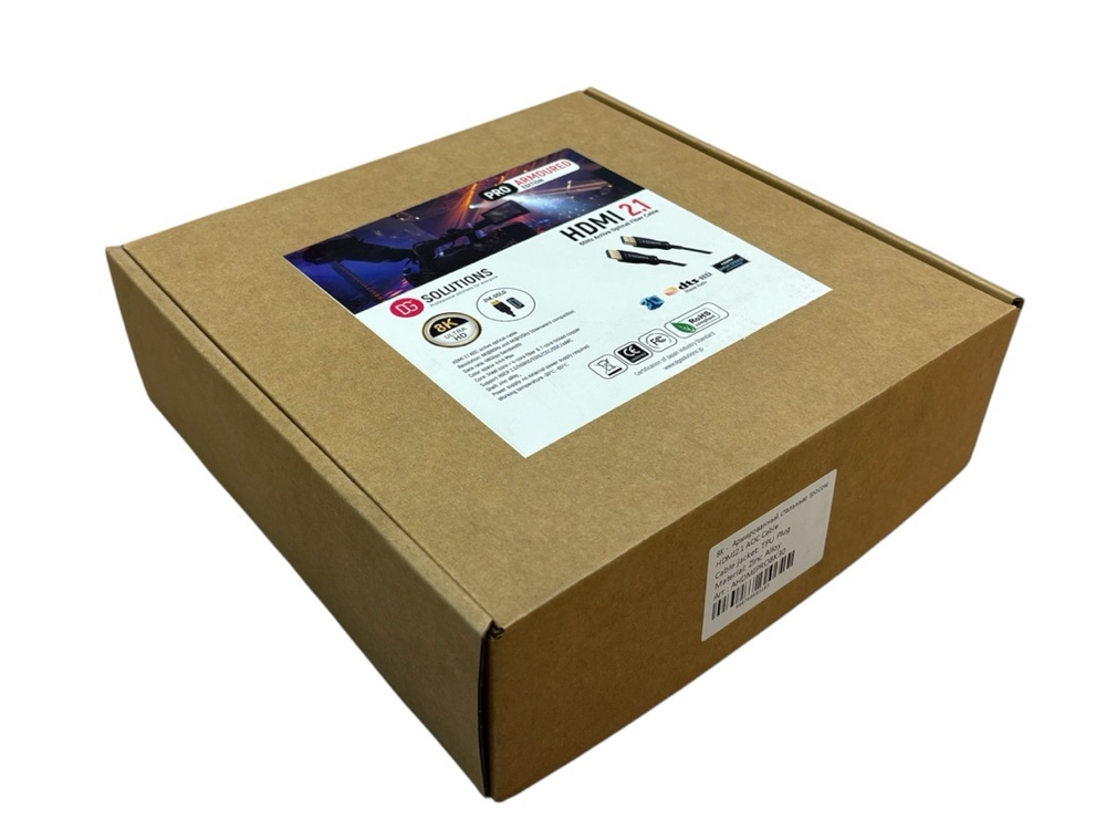 30 метров - 8K 60Hz HDMI Armoured PRO - Армированный кабель оптический v2.1