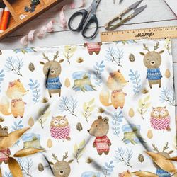 Ткань ниагара нежный, модный и свежий принт