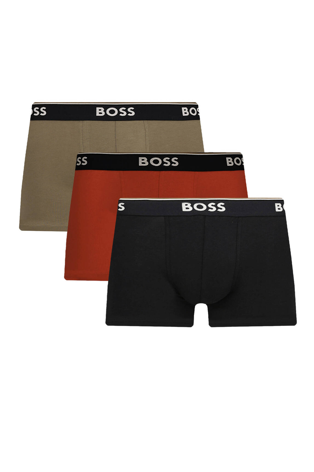 Трусики-боксеры 3шт. Trunk 3P Power BOSS BLACK - красный(50495436)