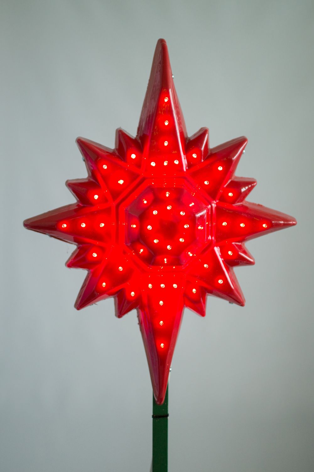 Макушка - звезда на елку «Полярная Звезда» красная
