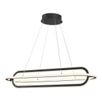 359173 OVER NT23 316 черный Светильник подвесной диммируемый, в комплекте пульт ДУ IP20 LED 4000К 116W 220V ONDO