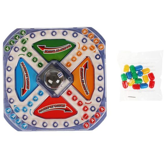 Настольная игра наперегонки, кор.27*27*6см Умные игры