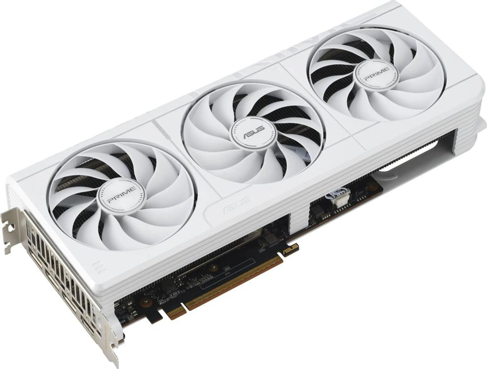 Видеокарта ASUS AMD  Radeon RX 9070XT PRIME-RX9070XT-O16GWHITE 16ГБ PRIME, GDDR6, OC,  Ret