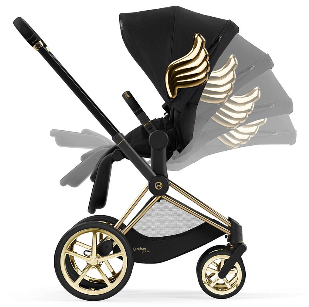 Коляска 2 в 1 Cybex Priam IV 2 в 1 Jeremy Scott Wings