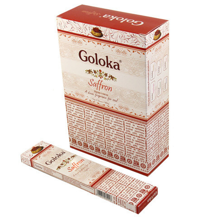 Goloka Saffron Благовоние-масала Шафран, 15 г