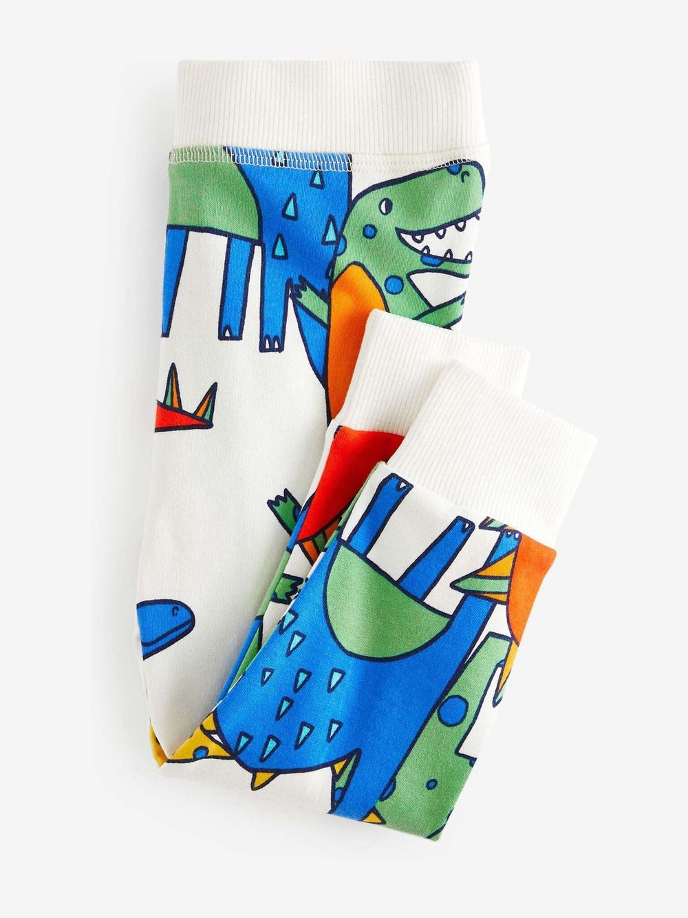 Пижама для мальчика Next 665-634, 3 шт., Синий, Молочный, Желтый