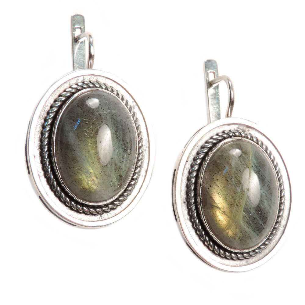 Серьги "Дальва" лабрадор асс.