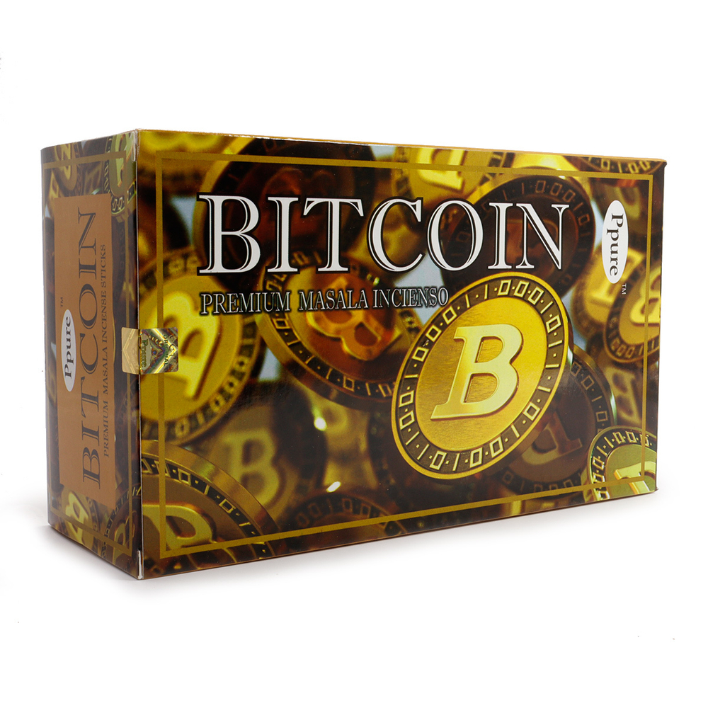 Ppure Bitcoin Благовоние-масала Биткоин - магнит для денег (сандал, корица, шоколад, алое вера) 15 г