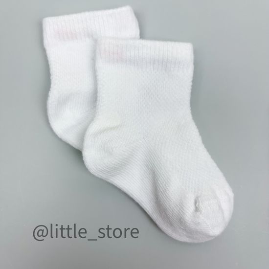 Носочки хлопковые "Машинка" Белый/Серый с машинкой