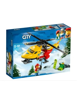 Конструктор Сити City  - Вертолёт скорой помощи