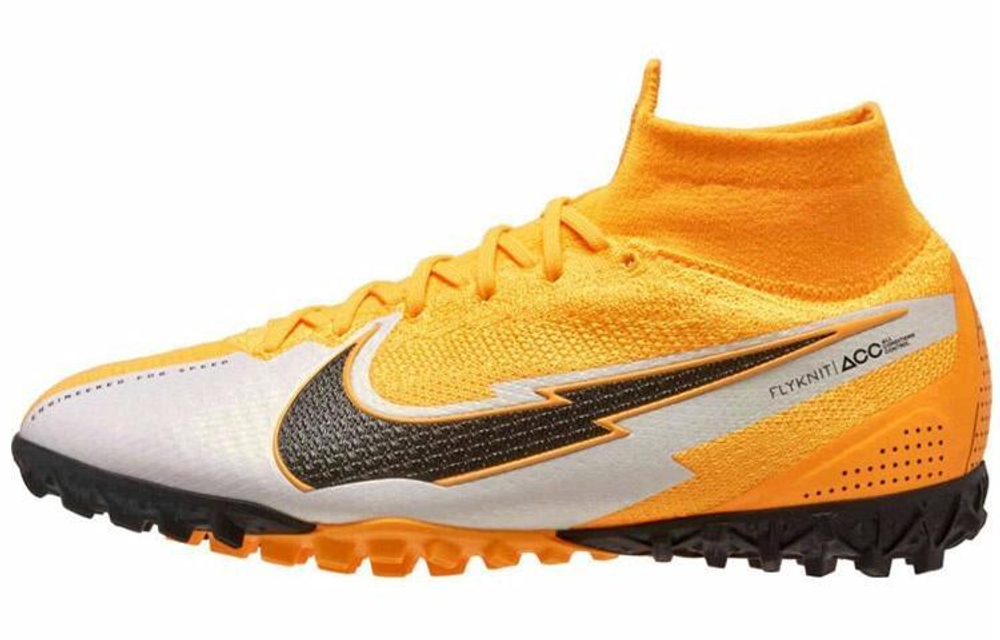 Кроссовки Nike Mercurial Superfly 7 13 Elite Turf "Laser Orange"
