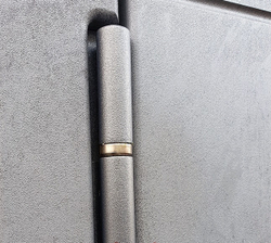 Входная металлическая дверь Рекс 28 Бетон темный / ФЛ-183 Сандал белый 16мм