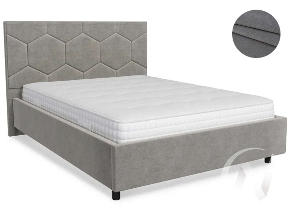 Кровать Соты 3 1;6  (Ultra Grey; 1 категория)