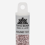 Японский бисер TOHO Round 15/0 (№26), с внутренним серебрением, прозрачный