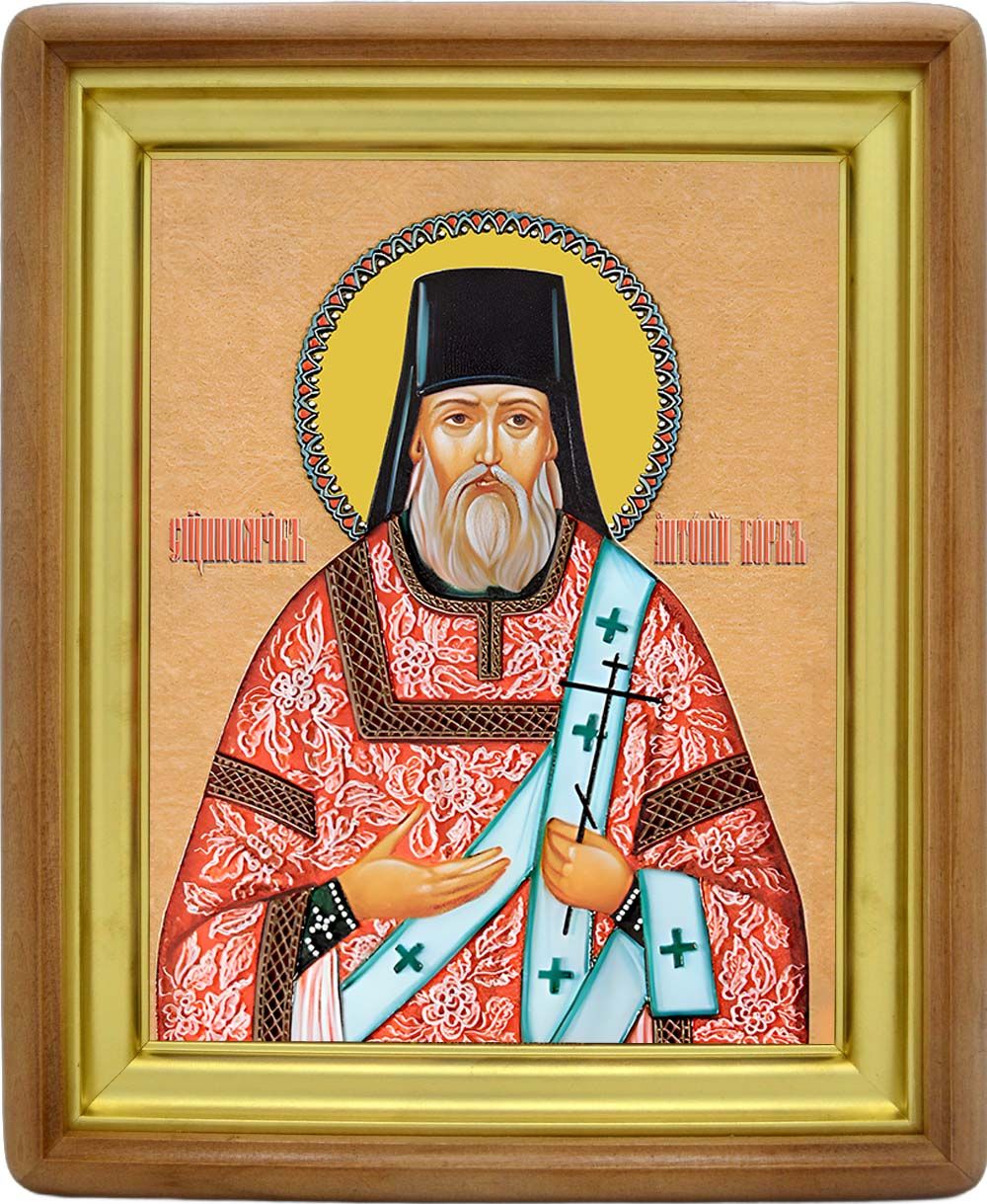 Антоний Корж преподобномученик. Икона на холсте.