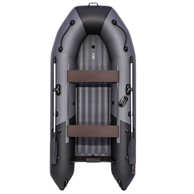 Лодка ПВХ Мастер Лодок Таймень NX3200НДНД "Комби" Графит / Чёрный