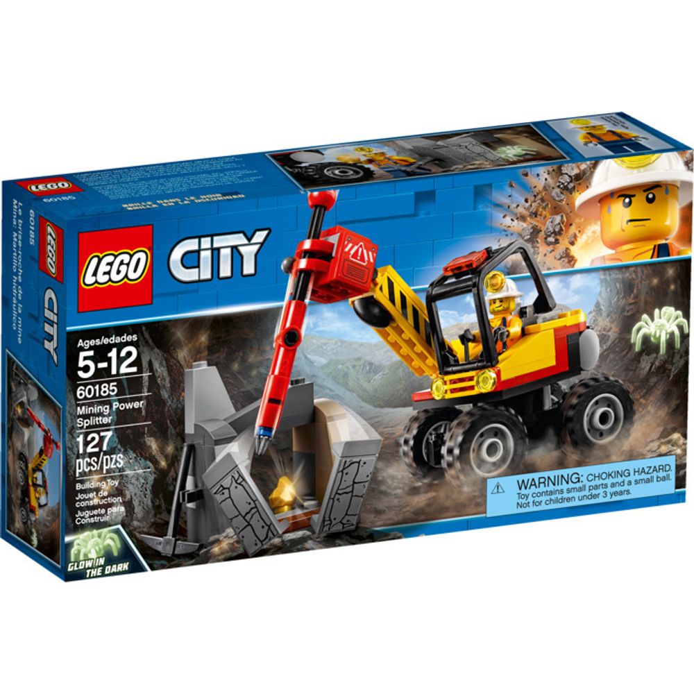 LEGO City: Трактор для горных работ 60185 — Mining Power Splitter — Лего Сити Город