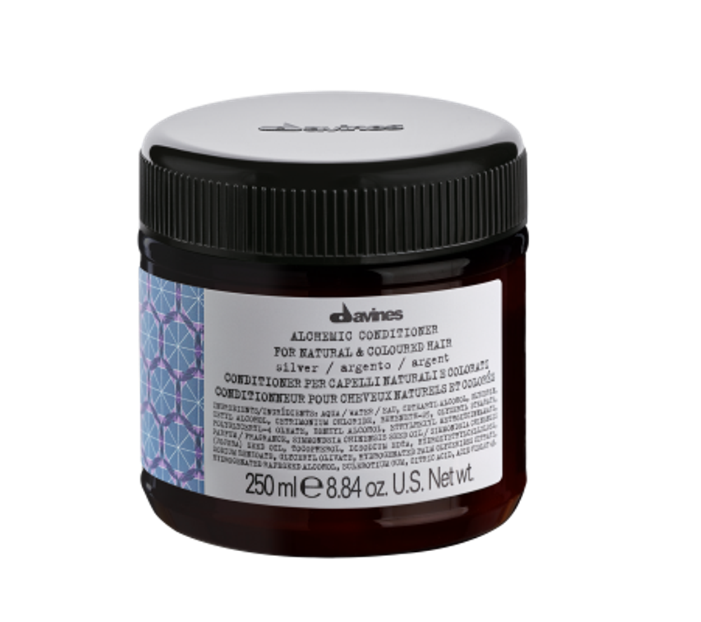 Кондиционер оттеночный для натуральных и окрашенных волос Davines Alchemic Conditioner - Silver 250 мл