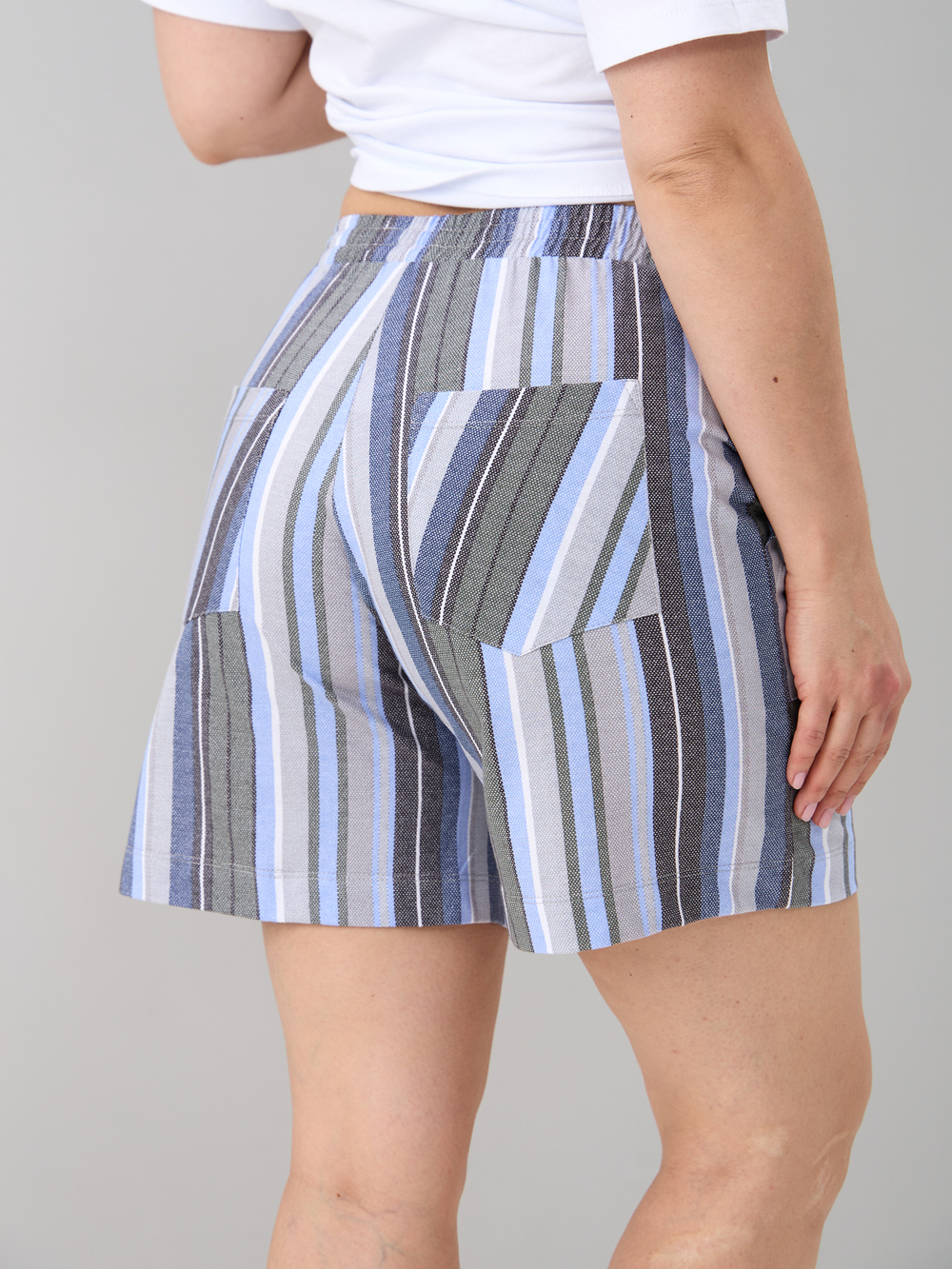 Шорты Н-042Х/разноцветная-полоса