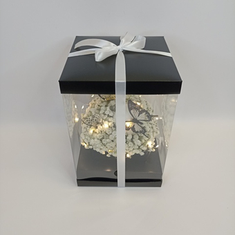 Светящаяся композиция в коробке "Black and White"