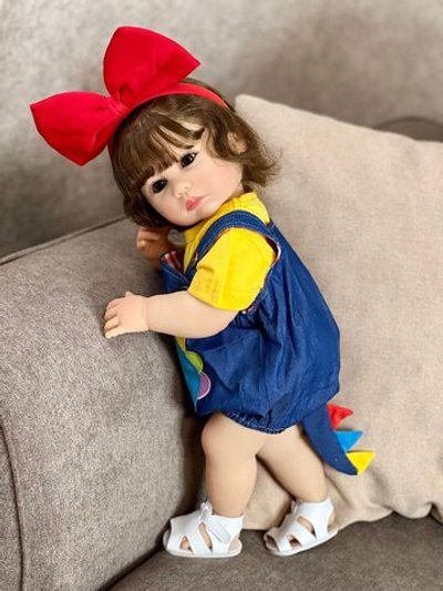 Кукла Реборн виниловая 55см в пакете (FA-313)