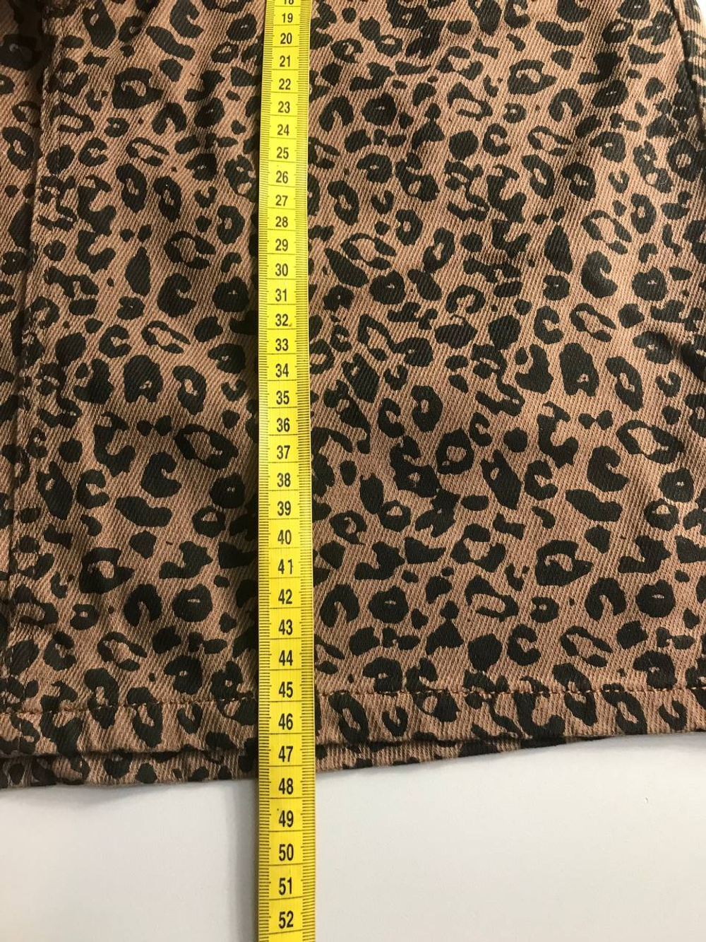 Юбка DeFacto с анималистическим принтом, маркировка 42, визуально 48 размер