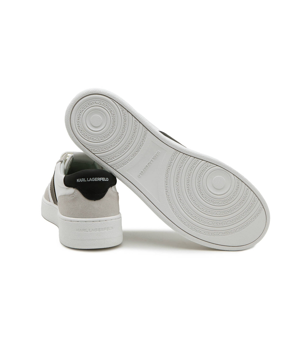 Кожаные кроссовки kourt iii maison band lo lace Karl Lagerfeld - белый(KL51524)