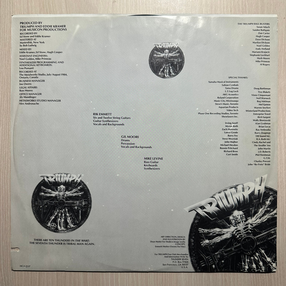 Triumph - Thunder Seven (США 1984г.)