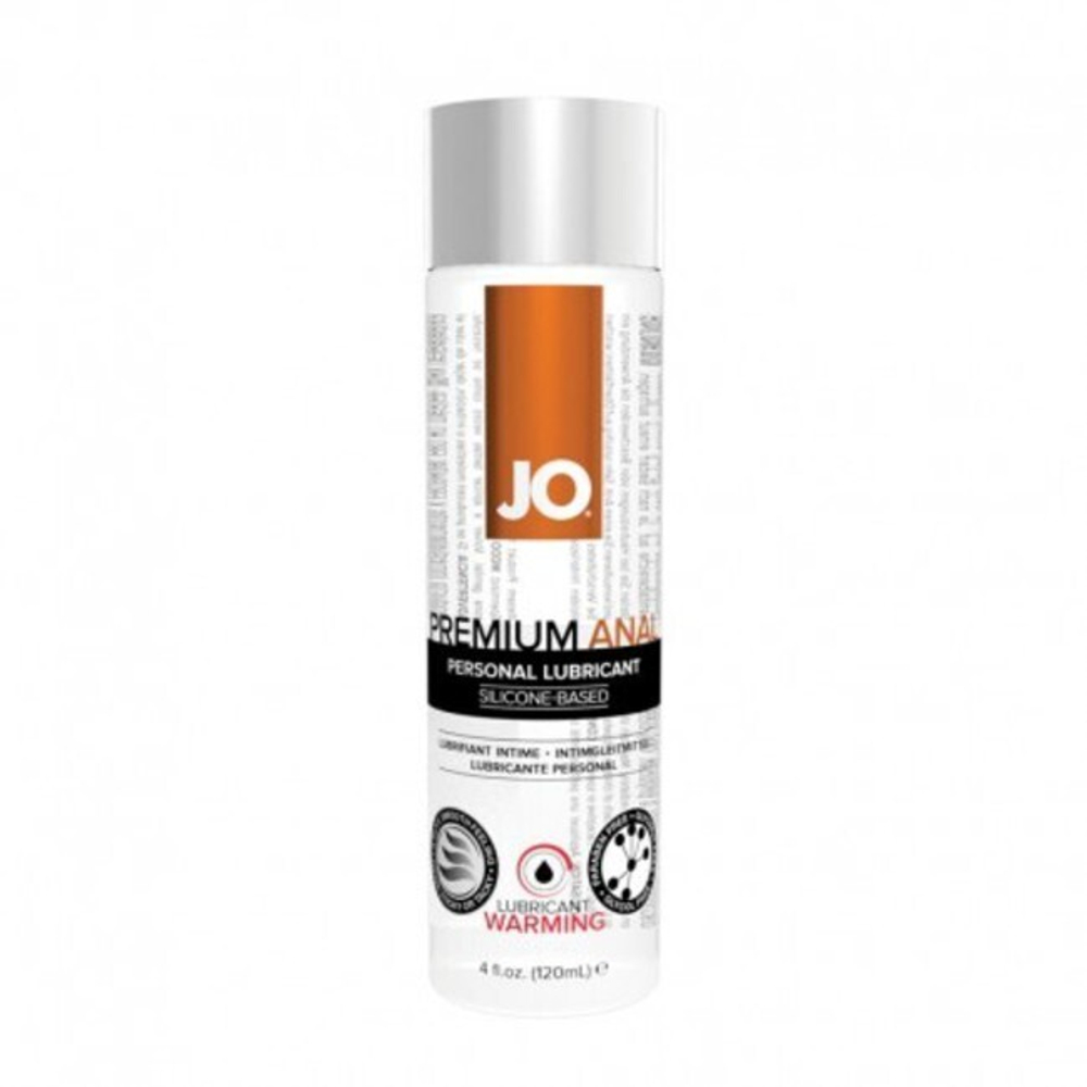 Анальный согревающий лубрикант обезболивающий на силиконовой основе JO Anal Premium Warming 120 мл (Цвет: прозрачный)