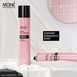 Лак для объема и укладки волос средней фиксации Mone Professional BACKSTAGE HAIRSPRAY, 400 мл