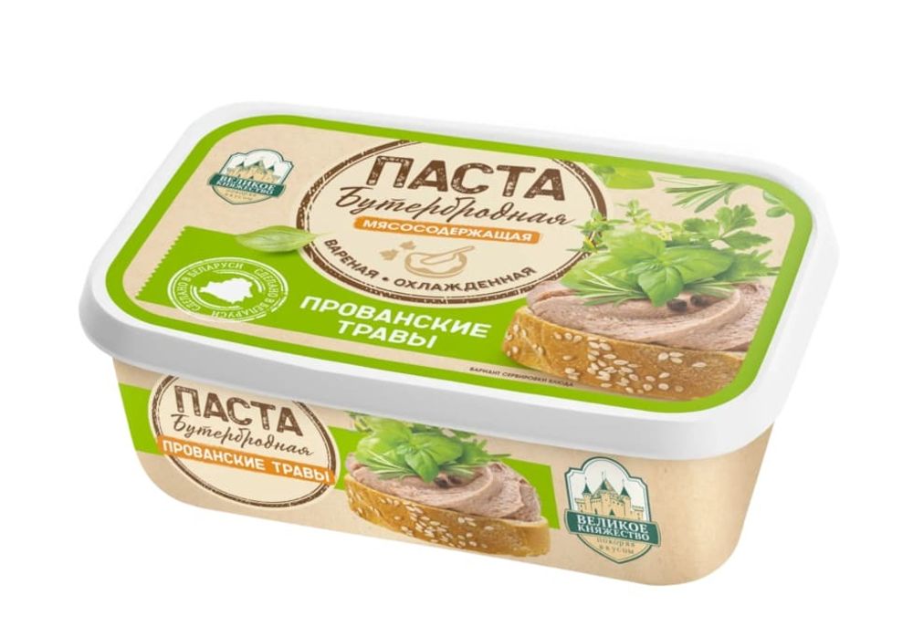 Паста бутербродная &quot;Классическая с прованскими травами&quot; 130г. Калинковичи - купить не дорого в Москве