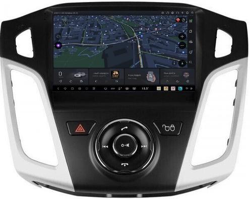 Магнитола для Ford Focus 3 2011-2019 (поддержка автопарковки) - Kuberg DUDU7 SF-9202-FW (рамка 9") QLed+2K, Android 13, Быстрейшая, UIS7870 (DUDU7), CarPlay, SIM-слот