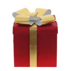 GAEM Коробка подарочная (бумага 350г/м2), L25 W25 H25 см